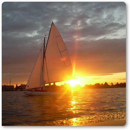 Zonsondergang op de Braassem